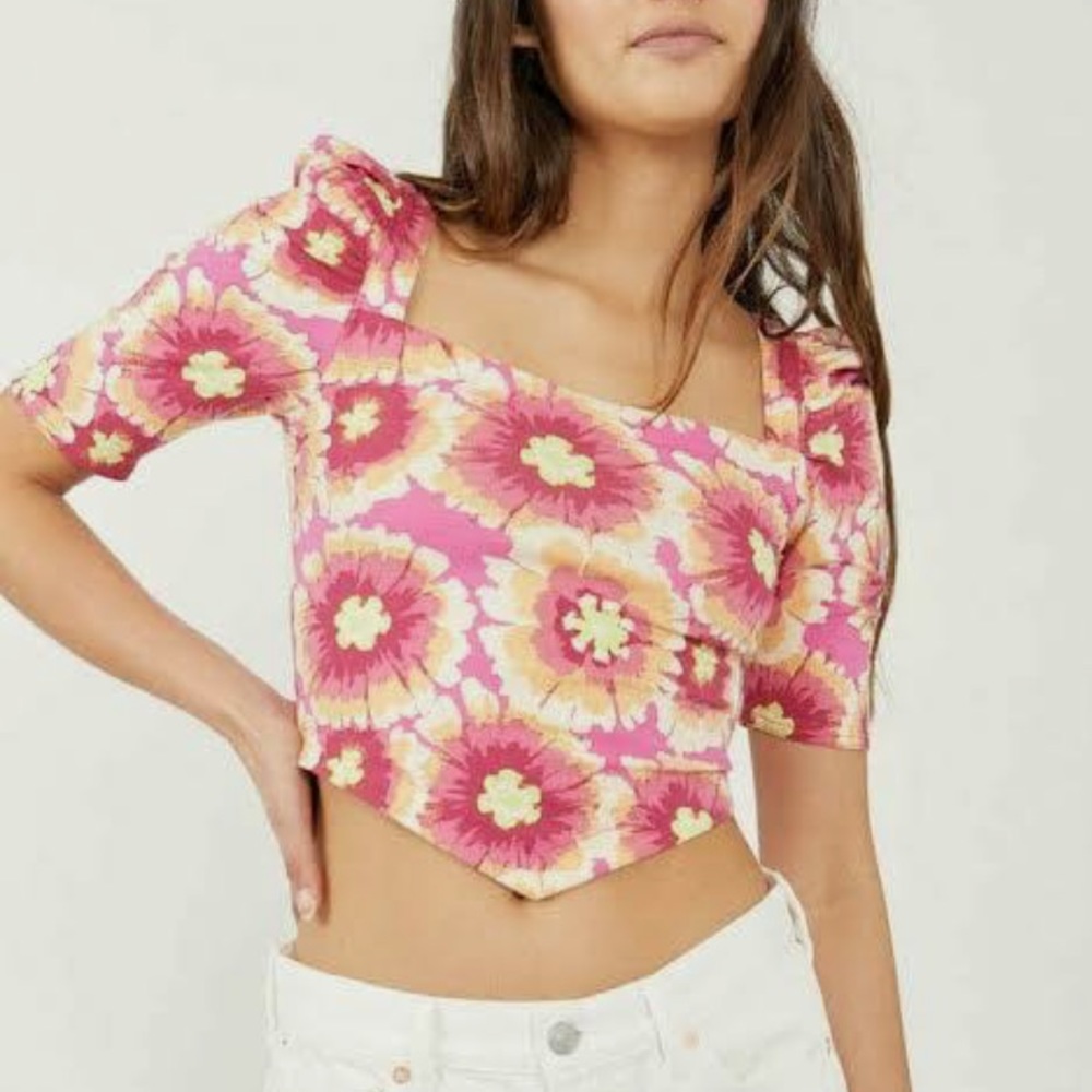 NWOT Give Me More top by Free People in size small